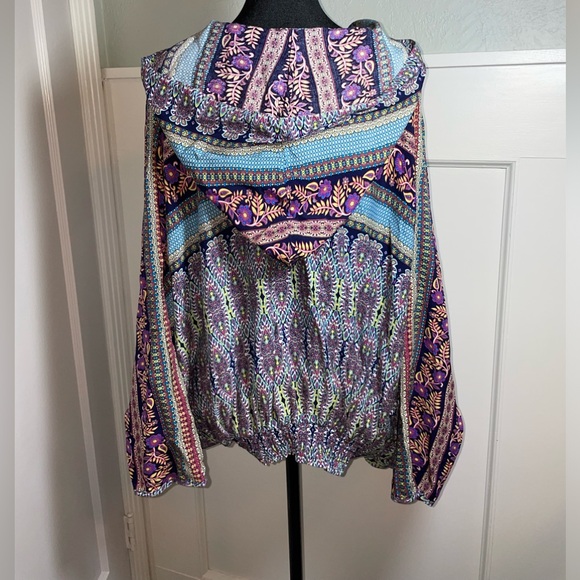 Umgee Boho Floral Top - Picture 4 of 15